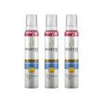 Pantene Pro-V Espuma para el Pelo Fijación Extrafuerte 250ml – Pack de 3 Unidades | Volumen y Control Profesional Todo el Día | Ideal para Peinados Duraderos