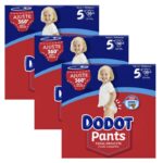 Dodot Bebé Pants Pañales, Talla 5, 12-17 kg, 90 Pañales, Pañal-Braguita con Ajuste 360° Anti-Fugas, Pack Mensual