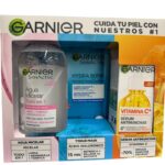 Garnier Skin Estuche Agua Micelar + Serum + Mascarilla Garnier Pack Agua Micelar 400 ml+ Serum Vitamina C 30 ml + Mascarilla Tissu Energizante