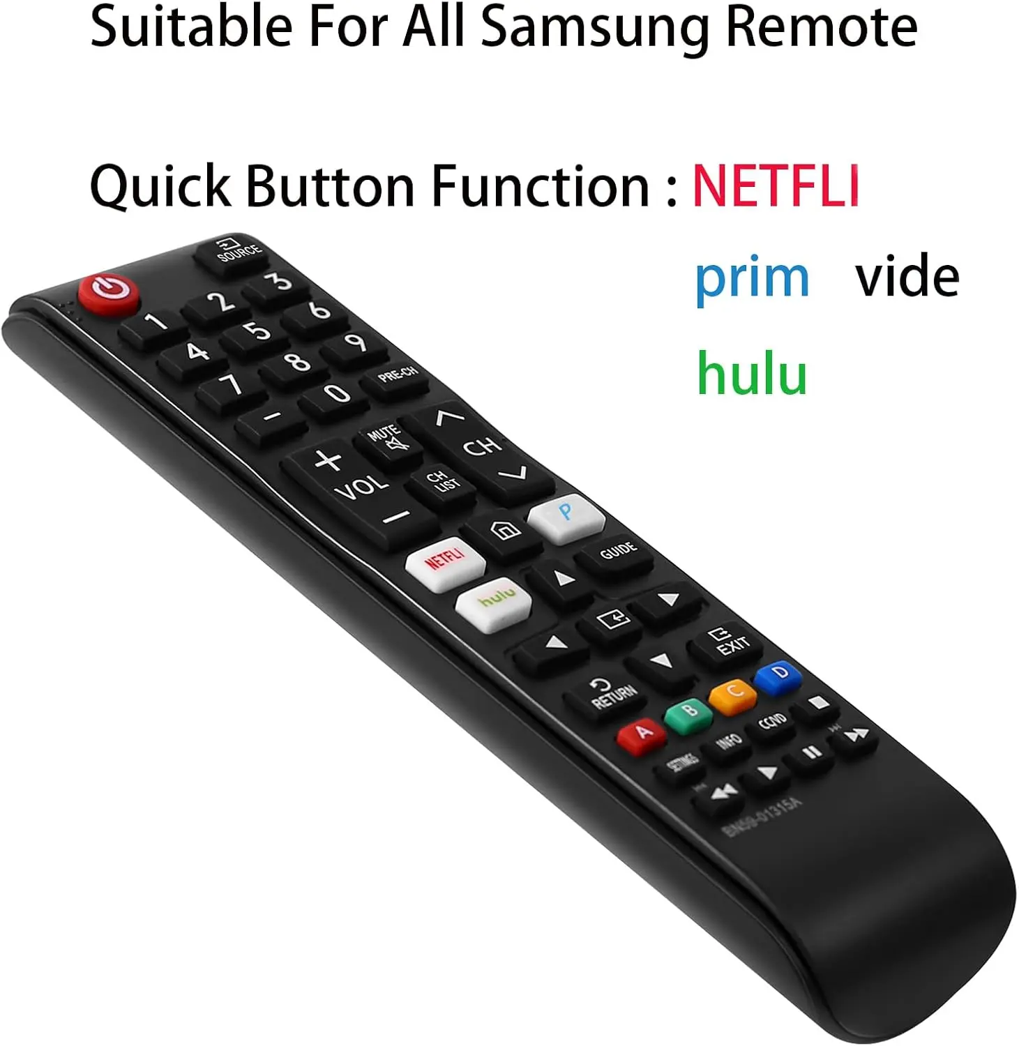 Mando-a-Distancia-Universal-televisores-Compatible-Inteligente 1 Mando a Distancia Universal para Todos los Modelos de televisores Samsung Compatible con Todos los Modelos de televisores Inteligentes Samsung LCD LED, HDTV 3D - Imagen 1
