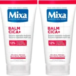 Mixa Balm Cica+ Bálsamo Crema Reparador multiusos con un 12% de [Glicerina + Pantenol + Escualano] apto para tatuaje, irritacion, after shave, para bebés, niños y adultos, piel atópica, Pack 2 x 50 ml