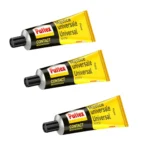 Pattex Pegamento de Contacto 50g – Adhesivo Universal Transparente para Madera, Cuero, Goma y Plástico – Alta Resistencia y Secado Rápido – Pack de 3
