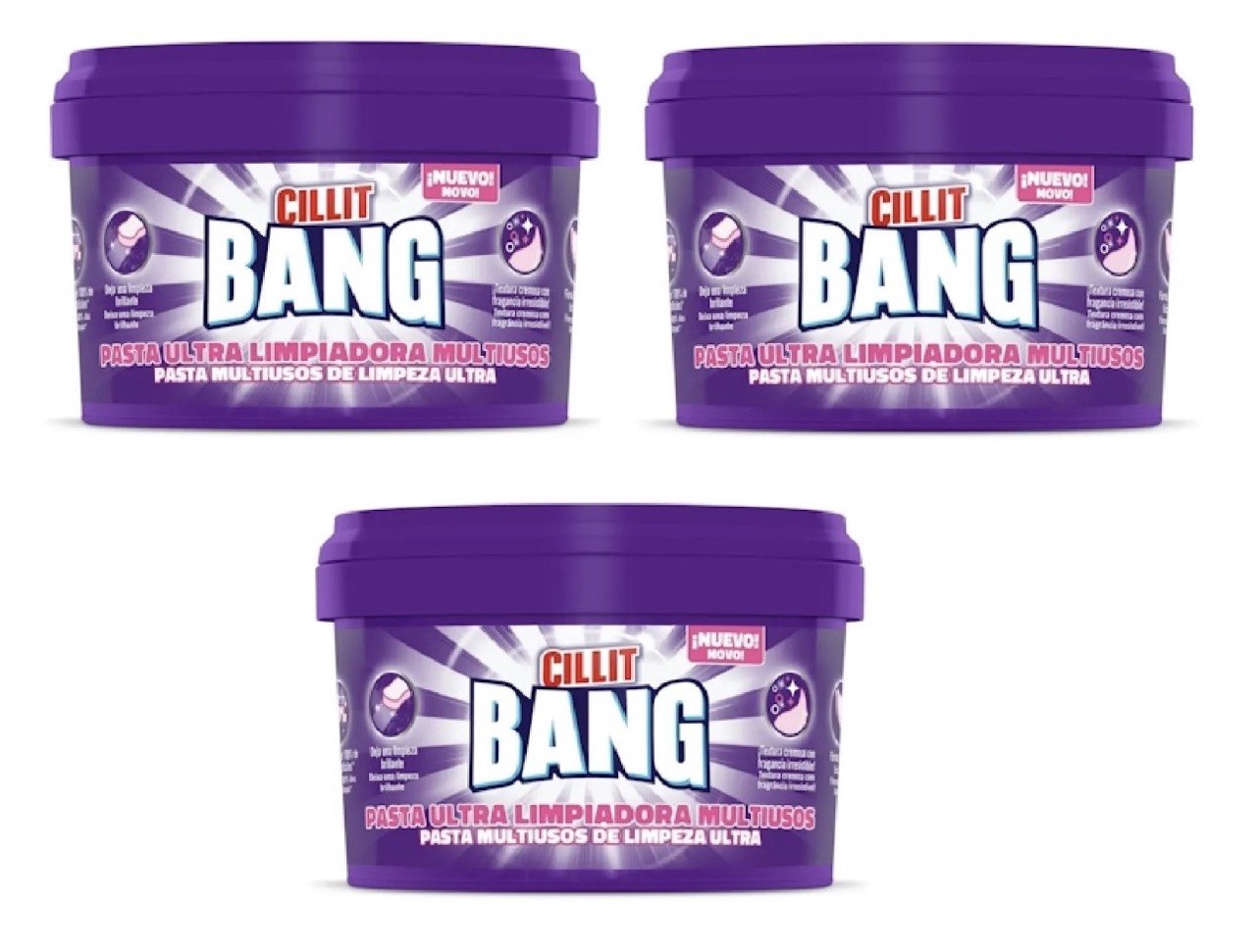 photo_2026-04-22_14-01-53 (2) CILLIT BANG Pasta Ultra Limpiadora Multiusos Cillit Bang 470Gr - Pack Ahorro 3 x 470 Gr - Imagen 1
