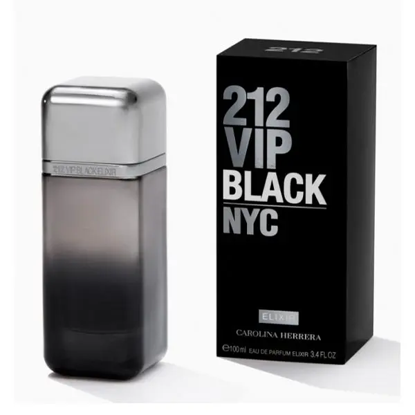 212 VIP BLACK ELIXIR 100 ML MAN 2 CAROLINA HERRERA 212 Vip Black Elixir 100 ML Eau de parfum para hombre - Imagen 1